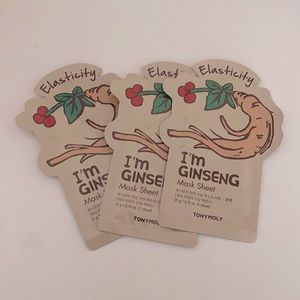 Tonymoly 3pk. Facemasks